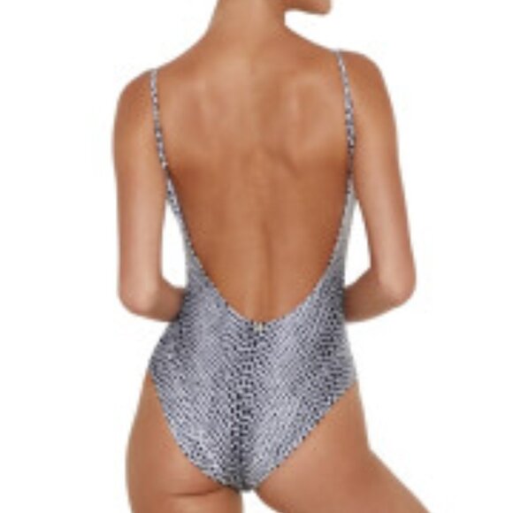 VIX PAULA HERMANNY SWIMWEAR LIZARD BELLA ONE PIECE SIZE SMALL NWT - Picture 7 of 7